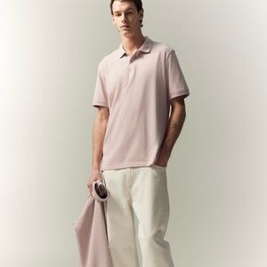 H&M Light Pink Polo Shirt